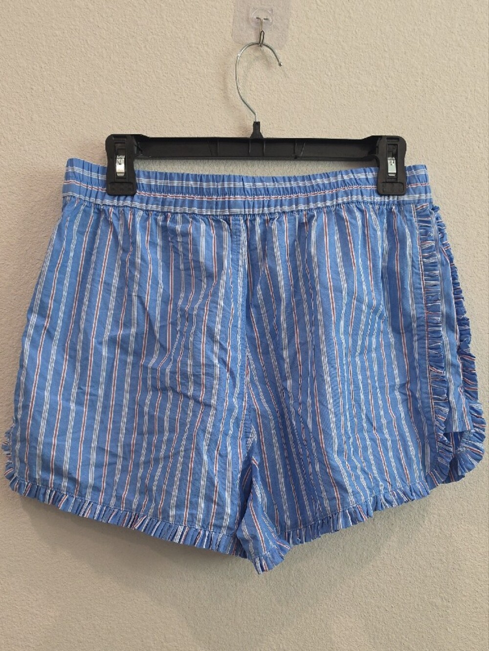 Free Assembly Striped Ruffle-Trim Shorts - Picture 5 of 8